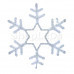 Фигура световая "Снежинка" цвет белый, размер 55*55 см, мерцающая NEON-NIGHT, SL501-337